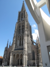 Ulmer Münster 2009, Blick vom Stadthaus - Eingang